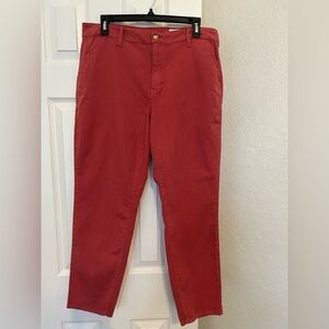 Cosmic Blue Love Women's Red(ish) size 32” Pants casual stretch